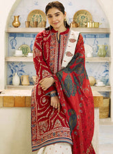 Coco By Zara Shahjahan Embroidered Lawn 3 Piece Unstitched Suit CZS24E D-03 KASHMIR KALI