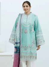 Coco By Zara Shahjahan Embroidered Lawn 3 Piece Unstitched Suit CZS24E D-05 SHAAM
