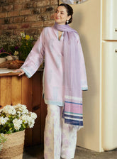 Coco By Zara Shahjahan Embroidered Lawn 3 Piece Unstitched Suit CZS24L2 4B DIARA
