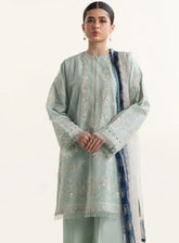 Coco By Zara Shahjahan Embroidered Lawn 3 Piece Unstitched Suit CZS24L2 8A MIRA