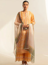 Coco By Zara Shahjahan Embroidered Lawn 3 Piece Unstitched Suit CZS24L2 8B MIRA