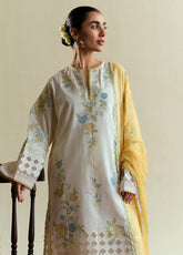 Coco By Zara Shahjahan Embroidered Lawn 3 Piece Unstitched Suit CZS25EE D-03 SOLACE