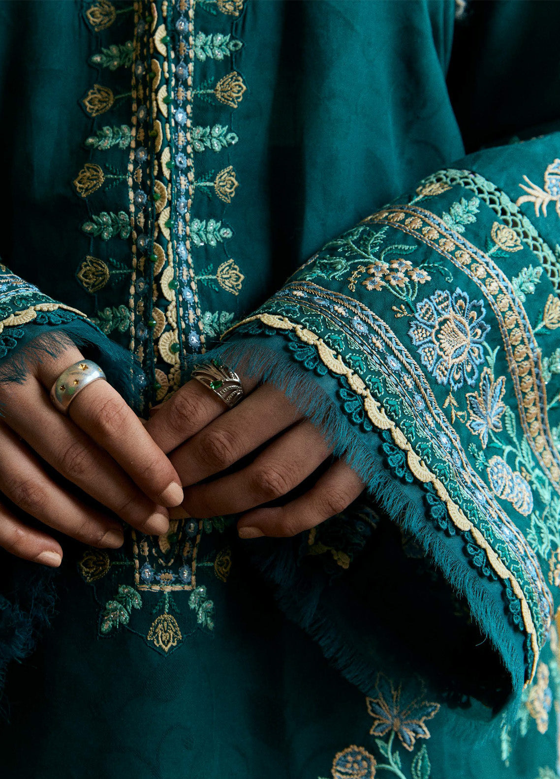 Coco By Zara Shahjahan Embroidered Lawn 3 Piece Unstitched Suit CZS25EE D-04 MARIGOLD Coco By Zara Shahjahan Embroidered Lawn 3 Piece Unstitched Suit CZS25EE D-04 MARIGOLD