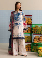 Coco By Zara Shahjahan Printed Lawn 3 Piece Unstitched Suit CZS25PSV3 D-10A EMIN