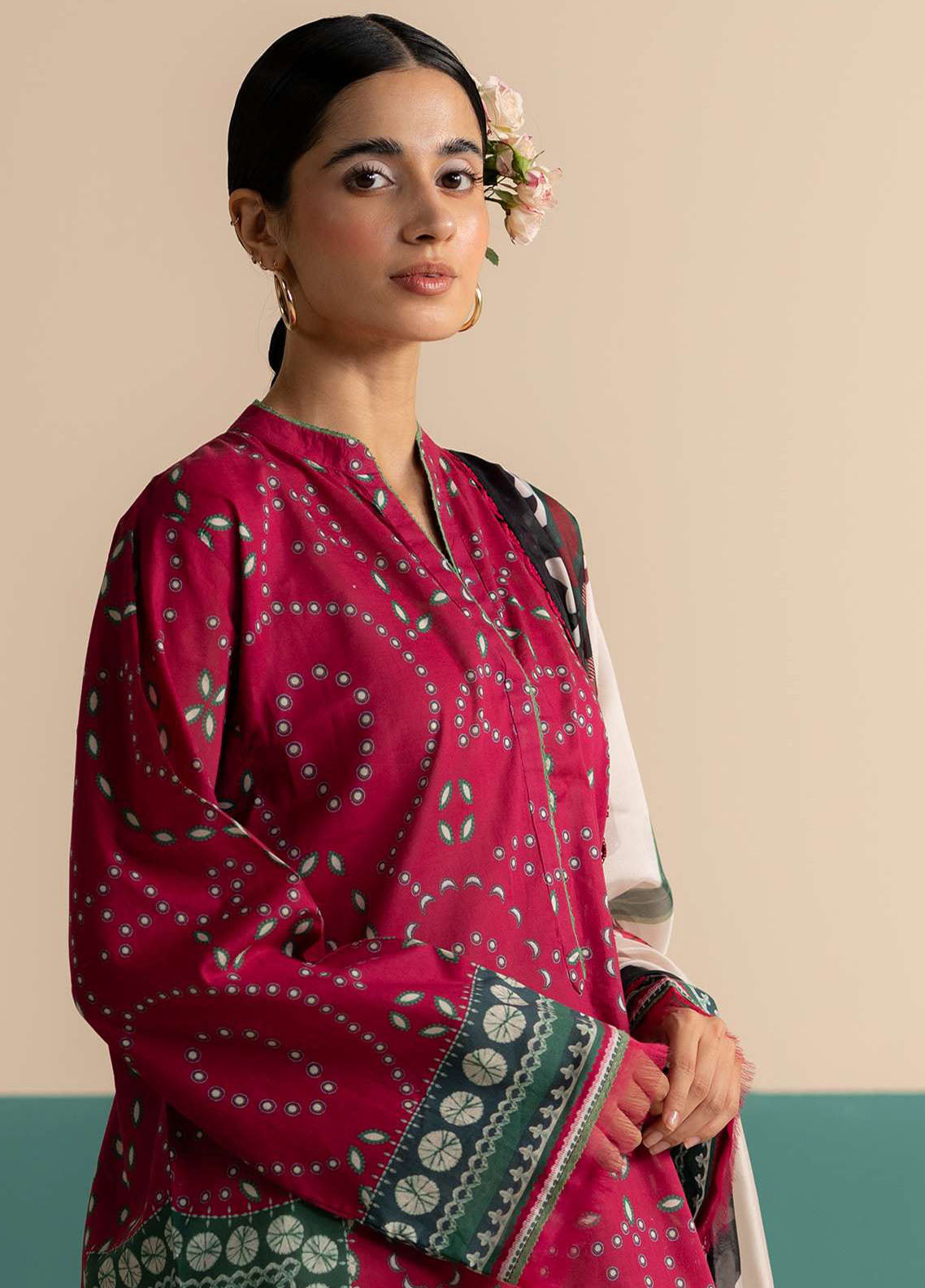 Coco By Zara Shahjahan Printed Lawn 3 Piece Unstitched Suit CZS25PSV3 D-2B NELEA Coco By Zara Shahjahan Printed Lawn 3 Piece Unstitched Suit CZS25PSV3 D-2B NELEA