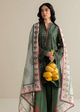 Coco By Zara Shahjahan Embroidered Lawn 3 Piece Unstitched Suit CZS25PSV3 D-3A TINSA