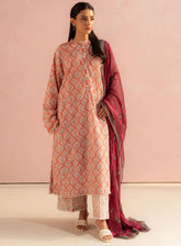 Coco By Zara Shahjahan Printed Lawn 3 Piece Unstitched Suit CZS25P D-10A AMAYA