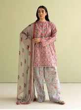 Coco By Zara Shahjahan Printed Lawn 3 Piece Unstitched Suit CZS25P D-10B AMAYA