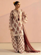 Coco By Zara Shahjahan Printed Lawn 3 Piece Unstitched Suit CZS25P D-1B AMARI