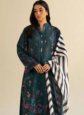 Coco By Zara Shahjahan Printed Lawn 3 Piece Unstitched Suit CZS25P D-4A REENA