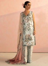 Coco By Zara Shahjahan Printed Lawn 3 Piece Unstitched Suit CZS25P D-7A ZOE