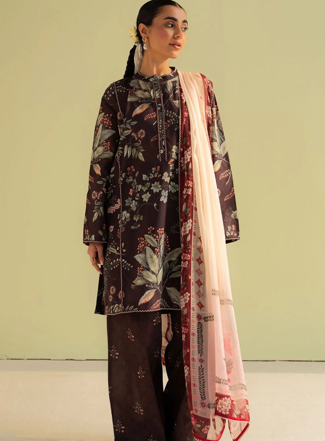 Coco By Zara Shahjahan Printed Lawn 3 Piece Unstitched Suit CZS25P D-7B ZOE Coco By Zara Shahjahan Printed Lawn 3 Piece Unstitched Suit CZS25P D-7B ZOE