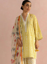 Coco By Zara Shahjahan Printed Lawn 3 Piece Unstitched Suit CZS25P D-9A RUBY