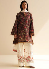 Coco By Zara Shahjahan Printed Lawn 3 Piece Unstitched Suit CZS25PD2 D-7A REY