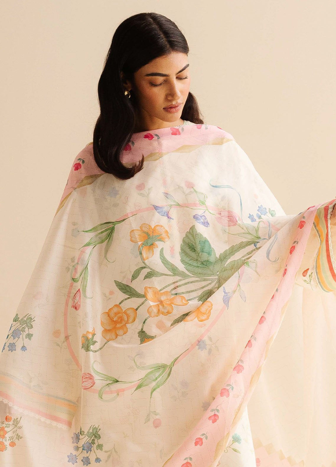 Coco By Zara Shahjahan Printed Lawn 3 Piece Unstitched Suit CZS25PD2 D-9B KAIA Coco By Zara Shahjahan Printed Lawn 3 Piece Unstitched Suit CZS25PD2 D-9B KAIA