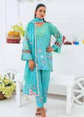 Coco Cords By Alzohaib Digital Printed Cambric 3 Piece Unstitched Suit AZ25CC CCC-03