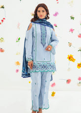Coco Cords By Alzohaib Digital Printed Cambric 3 Piece Unstitched Suit AZ25CC CCC-06
