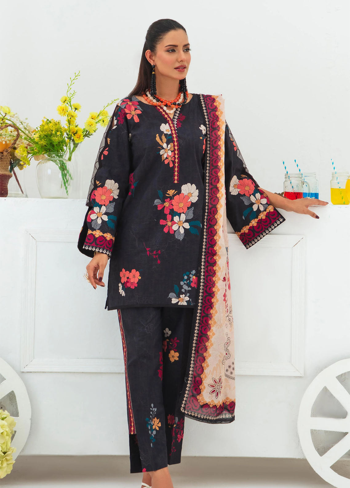 Coco Cords By Alzohaib Digital Printed Cambric 3 Piece Unstitched Suit AZ25CC CCC-07 Coco Cords By Alzohaib Digital Printed Cambric 3 Piece Unstitched Suit AZ25CC CCC-07