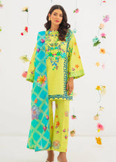 Coco Cords By Alzohaib Digital Printed Cambric 3 Piece Unstitched Suit AZ25CC CCC-09