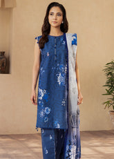 Coco Cords By Alzohaib Digital Printed Lawn 3 Piece Unstitched Suit AZ25CC D-03
