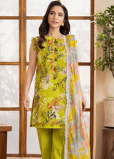 Coco Cords By Alzohaib Digital Printed Lawn 3 Piece Unstitched Suit AZ25CC D-05