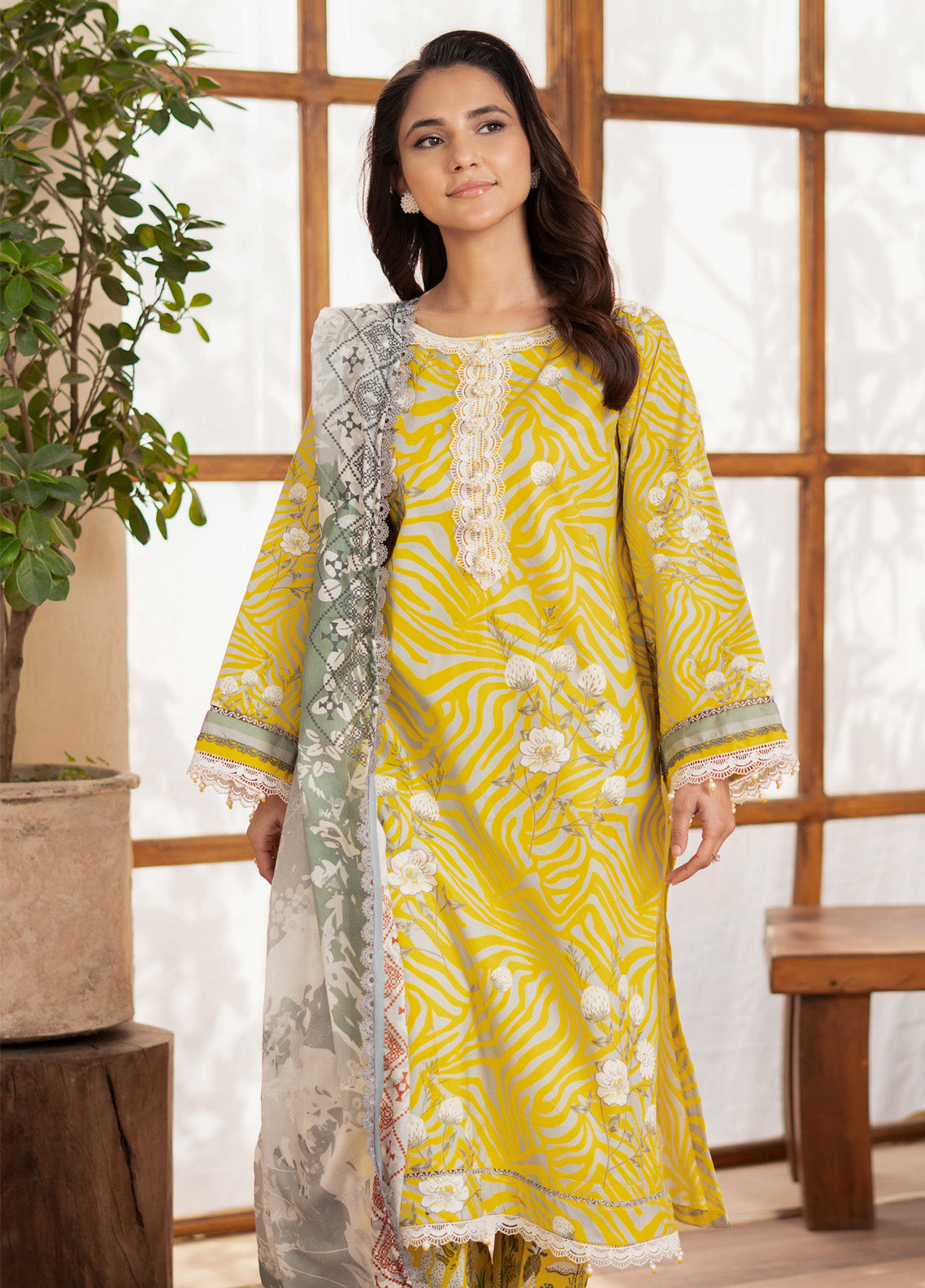 Coco Cords By Alzohaib Digital Printed Lawn 3 Piece Unstitched Suit AZ25CC D-10 Coco Cords By Alzohaib Digital Printed Lawn 3 Piece Unstitched Suit AZ25CC D-10