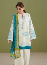 Coco Prints By Zara Shahjahan Printed Lawn 3 Piece Unstitched Suit CZS26PD1 D-2A RIYA