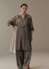 Coco Prints By Zara Shahjahan Printed Linen 3 Piece Unstitched Suit CZS25PD5 D-10A AUTUMN LINE