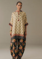 Coco Prints By Zara Shahjahan Printed Linen 3 Piece Unstitched Suit CZS25PD5 D-3B PAPER MOON