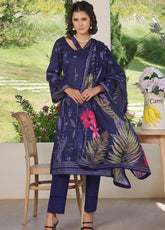 Colors By Alzohaib Digital Printed Cambric 3 Piece Unstitched Suit AZ25CCV1 CDC-08