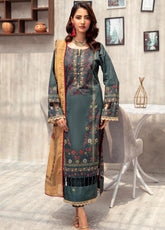 Colors By Alzohaib Digital Printed Cambric 3 Piece Unstitched Suit AZ25CCV2 CDC-6504