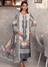 Colors By Alzohaib Digital Printed Cambric 3 Piece Unstitched Suit AZ25CCV2 CDC-7009