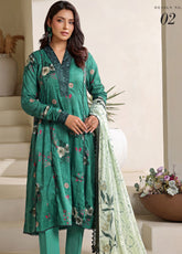 Colors By Alzohaib Digital Printed Lawn 3 Piece Unstitched Suit AZ25C CPD-02