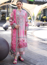 Combination By Charizma Embroidered Lawn 3 Piece Unstitched Suit 25CLV3 D-CC5-22