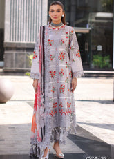 Combination By Charizma Embroidered Lawn 3 Piece Unstitched Suit 25CLV3 D-CC5-23