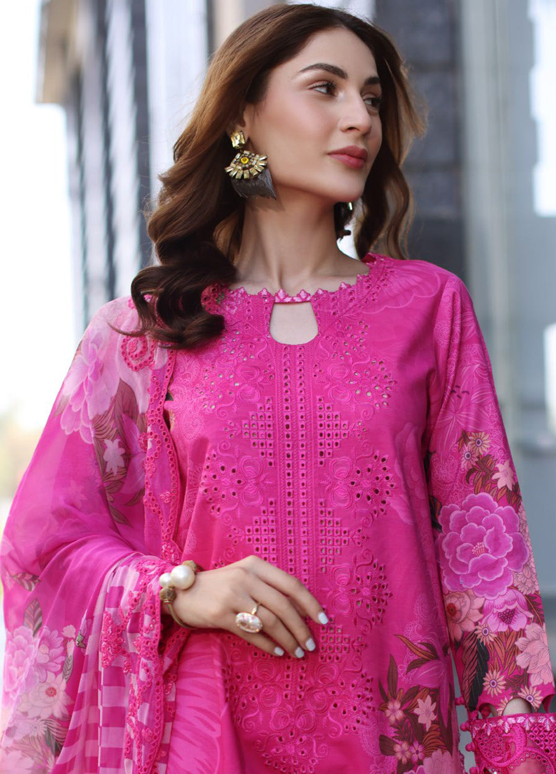 Combination By Charizma Embroidered Lawn 3 Piece Unstitched Suit 25CLV3 D-CC5-24 Combination By Charizma Embroidered Lawn 3 Piece Unstitched Suit 25CLV3 D-CC5-24