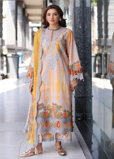 Combination By Charizma Embroidered Lawn 3 Piece Unstitched Suit 25CLV3 D-CC5-25