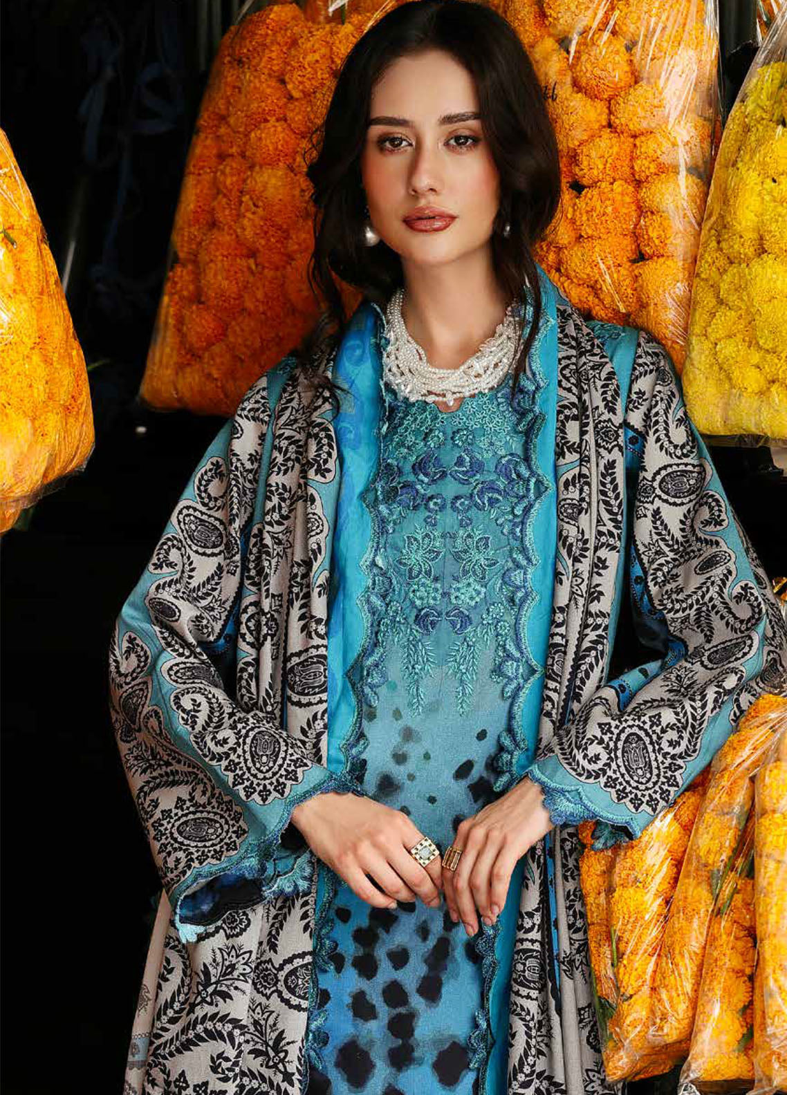 Combination By Charizma Embroidered Linen 3 Piece Unstitched Suit CH25CLV1 D-CCW6-02 Combination By Charizma Embroidered Linen 3 Piece Unstitched Suit CH25CLV1 D-CCW6-02