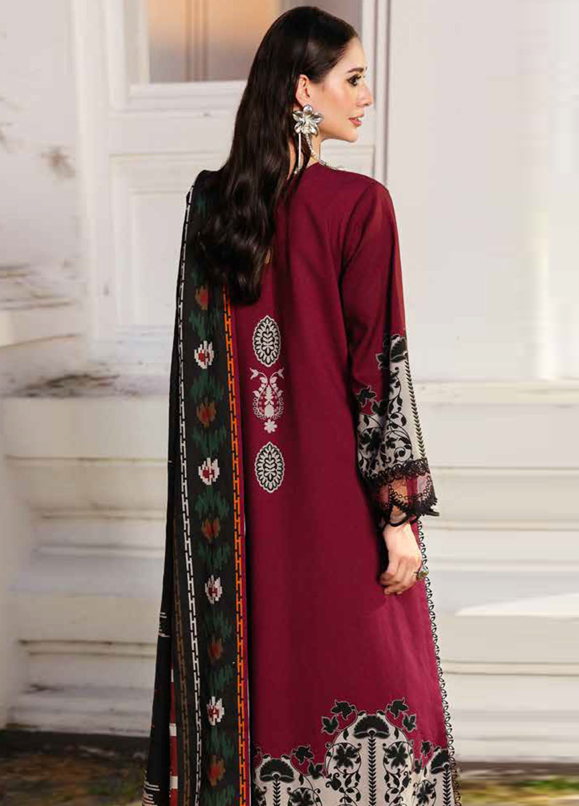 Combination By Charizma Embroidered Linen 3 Piece Unstitched Suit CH25CLV1 D-CCW6-05 Combination By Charizma Embroidered Linen 3 Piece Unstitched Suit CH25CLV1 D-CCW6-05