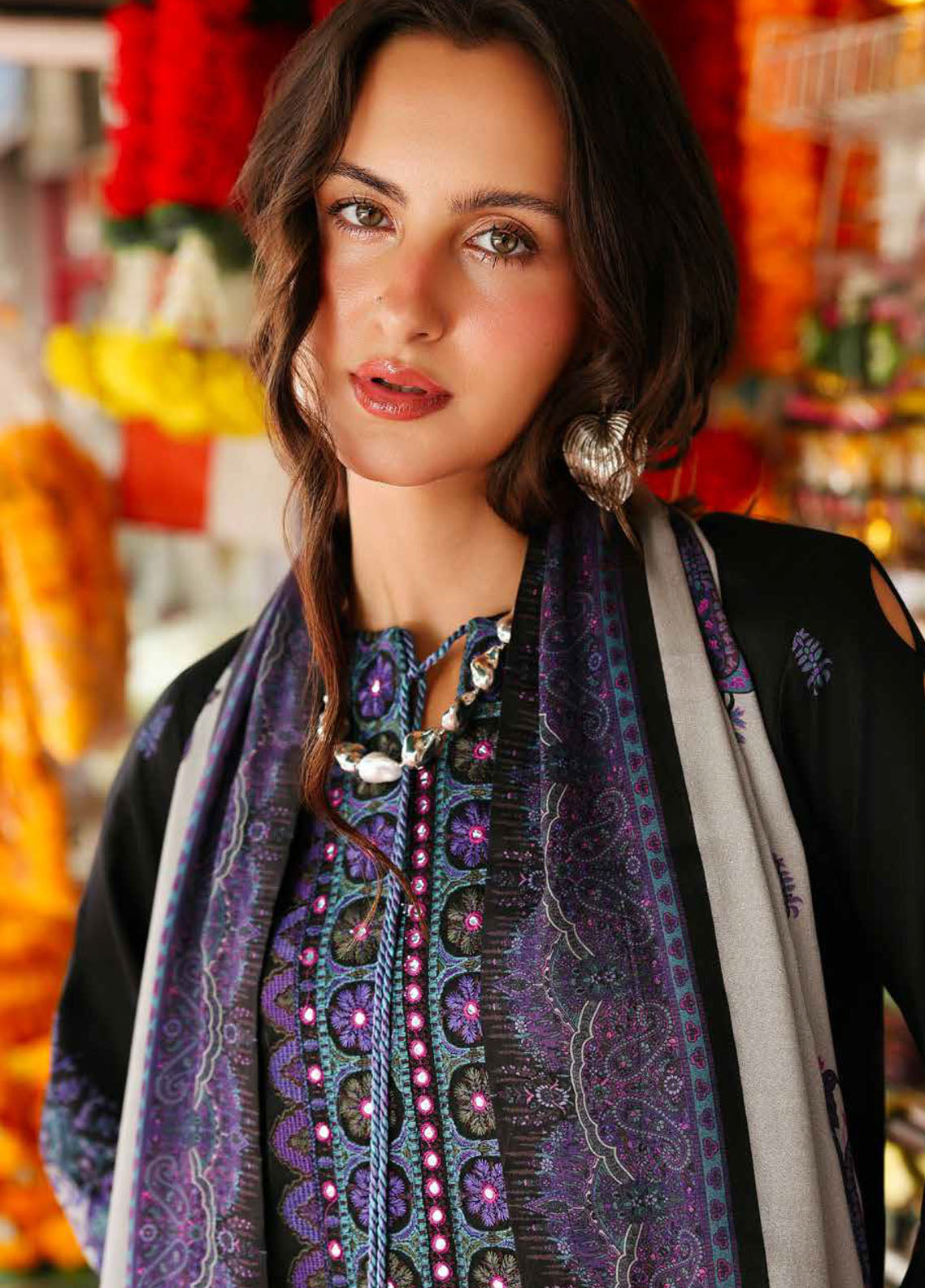 Combination By Charizma Embroidered Linen 3 Piece Unstitched Suit CH25CLV1 D-CCW6-07 Combination By Charizma Embroidered Linen 3 Piece Unstitched Suit CH25CLV1 D-CCW6-07