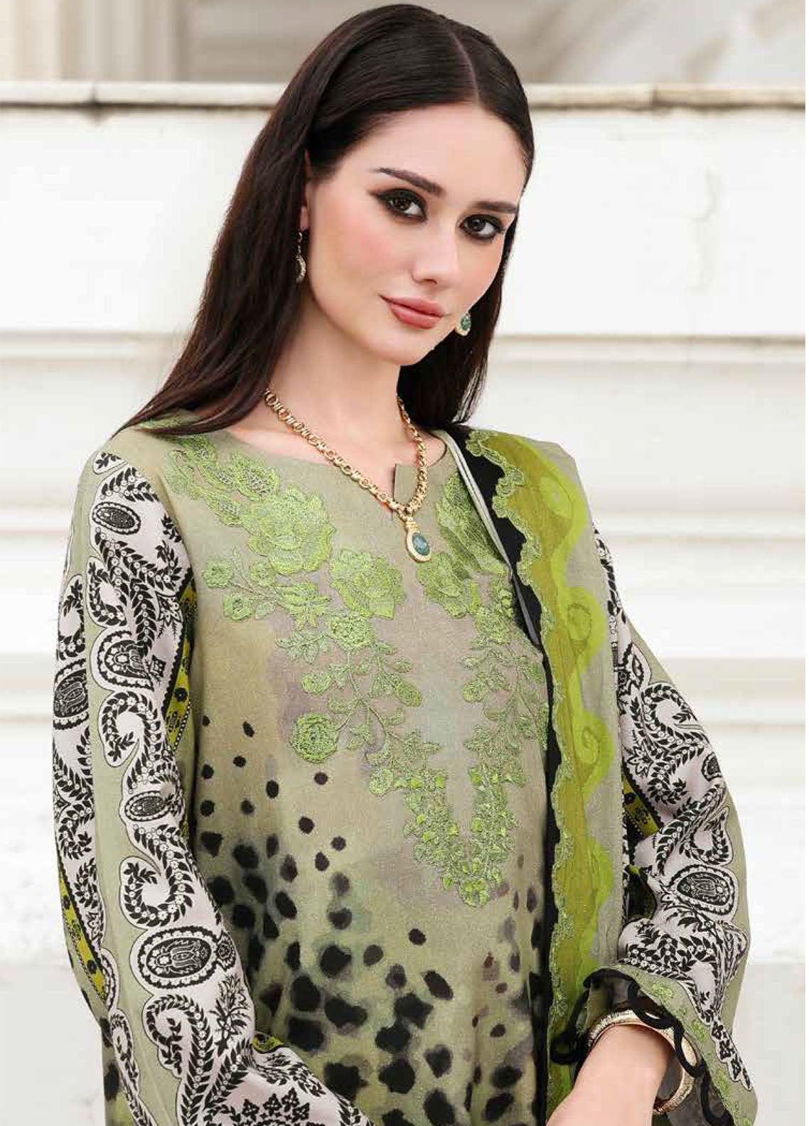 Combination By Charizma Embroidered Linen 3 Piece Unstitched Suit CH25CLV1 D-CCW6-10 Combination By Charizma Embroidered Linen 3 Piece Unstitched Suit CH25CLV1 D-CCW6-10