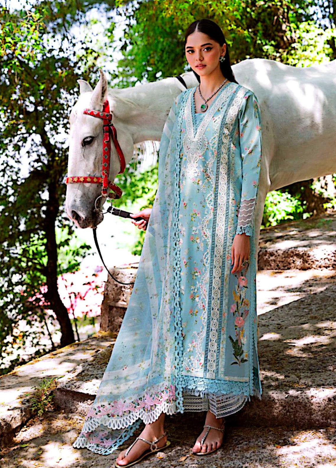 Crimson Bloom By Saira Shakira Embroidered Lawn 3 Piece Unstitched Suit CSS25BUL D-8B SWEET OPEL Crimson Bloom By Saira Shakira Embroidered Lawn 3 Piece Unstitched Suit CSS25BUL D-8B SWEET OPEL