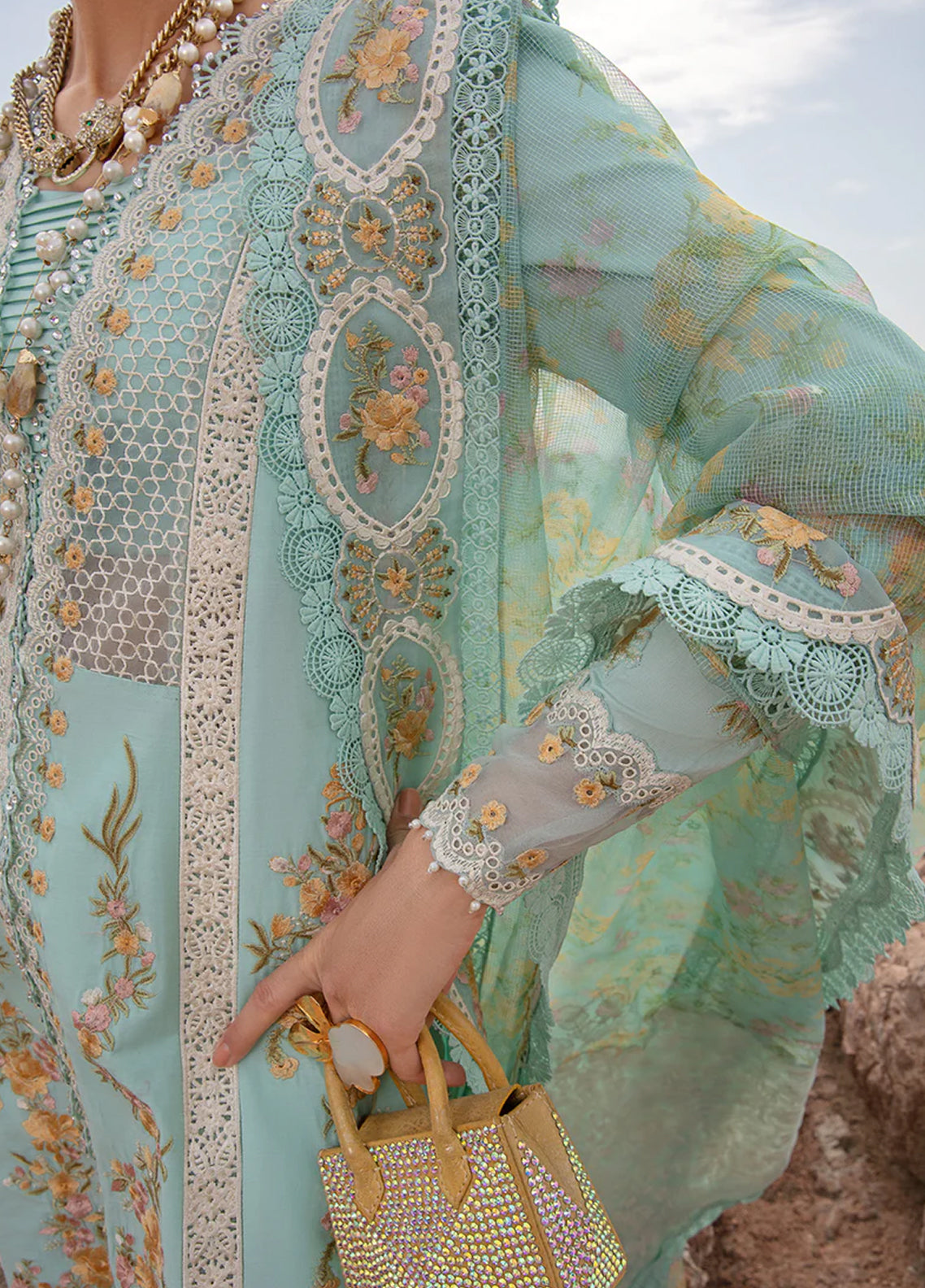 Crimson By Saira Shakira Embroidered Lawn 3 Piece Unstitched Suit CSS24EL D-4A DOVE'S SONG - OPAL Crimson By Saira Shakira Embroidered Lawn 3 Piece Unstitched Suit CSS24EL D-4A DOVE'S SONG - OPAL