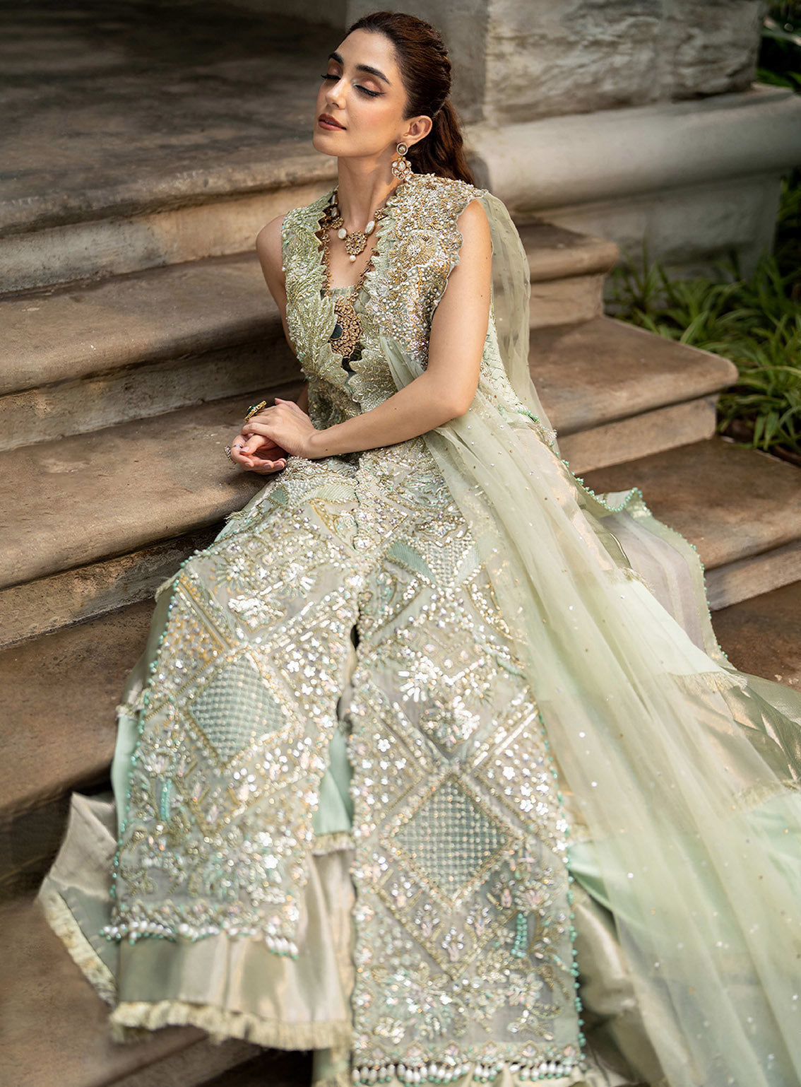 Crimson X Saira Shakira Embroidered Organza 3 Piece Unstitched Suit CSS24W D-01 ART DECO GLITZ Crimson X Saira Shakira Embroidered Organza 3 Piece Unstitched Suit CSS24W D-01 ART DECO GLITZ