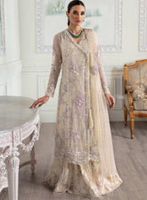 Crimson X Saira Shakira Embroidered Tulle 3 Piece Unstitched Suit CSS24W D-04 A SWAROVSKI AFFAIR