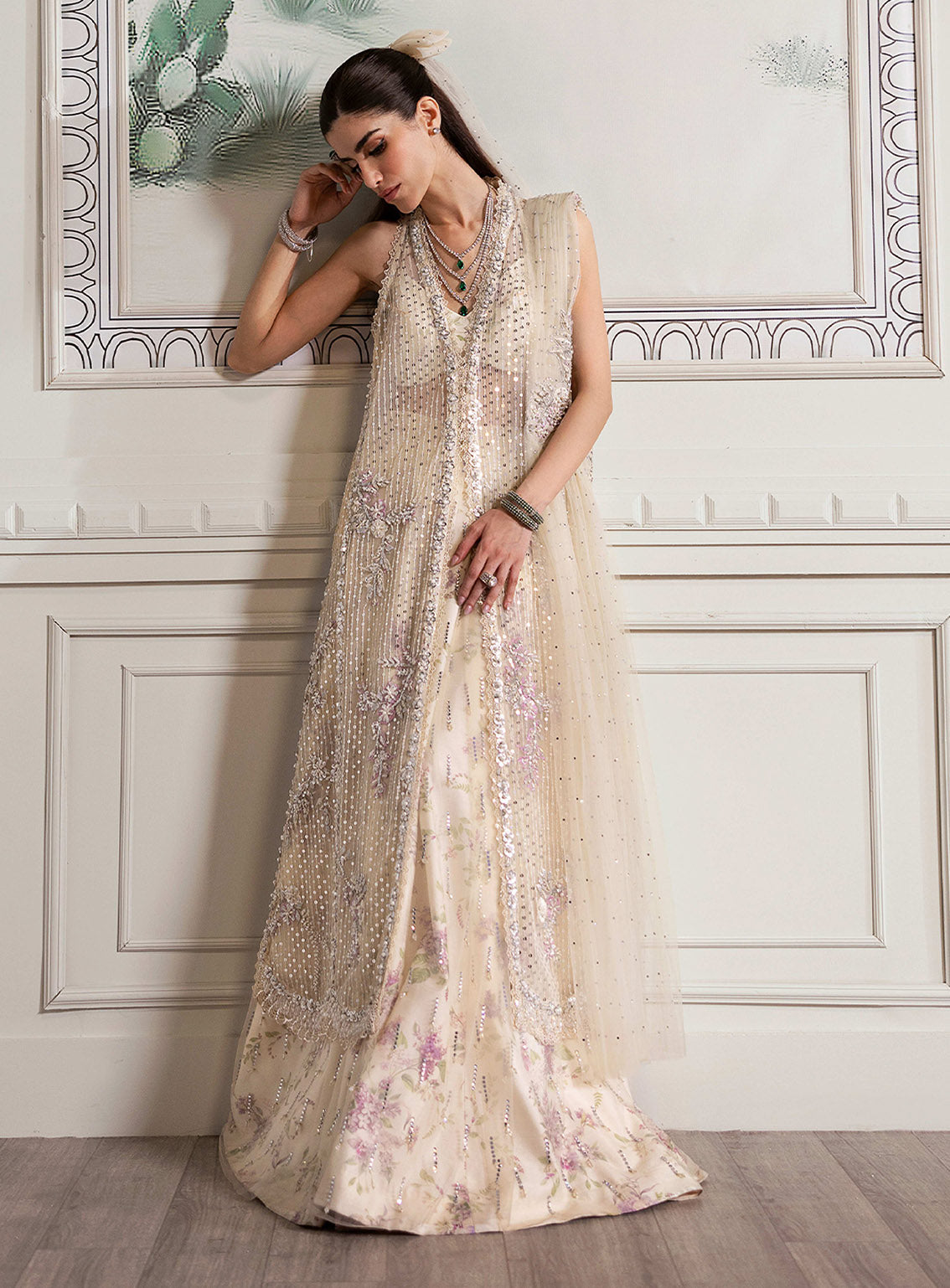 Crimson X Saira Shakira Embroidered Tulle 3 Piece Unstitched Suit CSS24W D-04 A SWAROVSKI AFFAIR Crimson X Saira Shakira Embroidered Tulle 3 Piece Unstitched Suit CSS24W D-04 A SWAROVSKI AFFAIR
