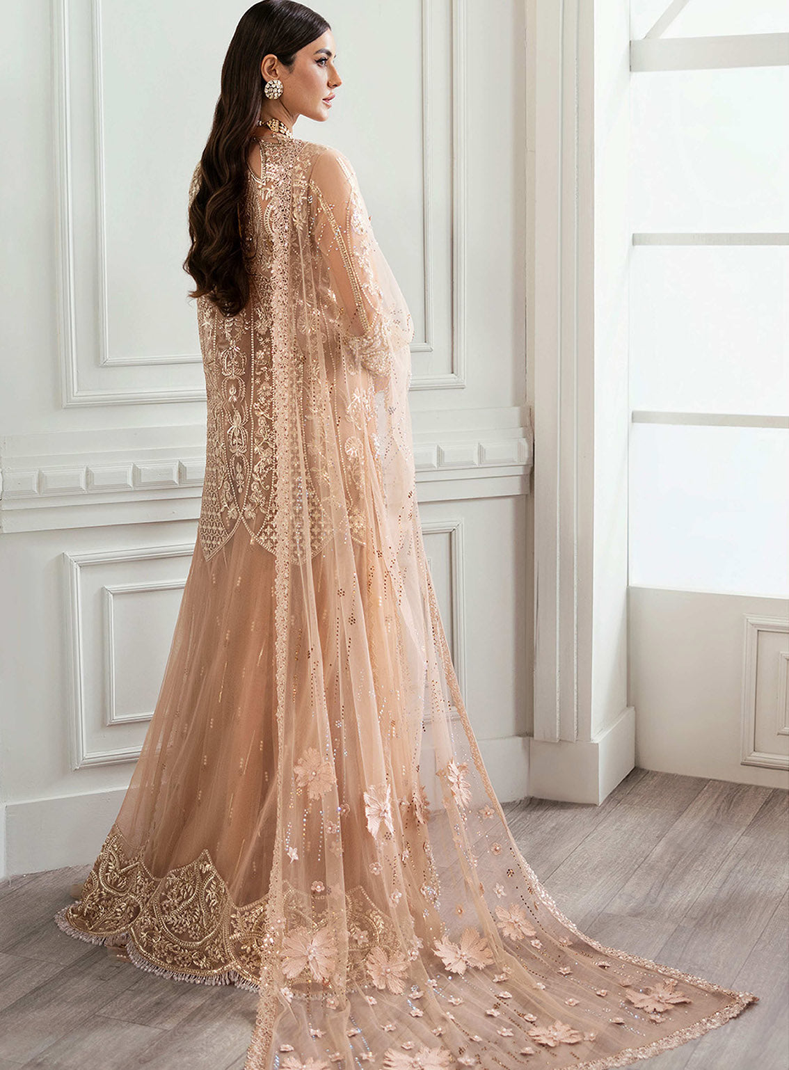 Crimson X Saira Shakira Embroidered Tulle 3 Piece Unstitched Suit CSS24W D-05 STARDUST Crimson X Saira Shakira Embroidered Tulle 3 Piece Unstitched Suit CSS24W D-05 STARDUST