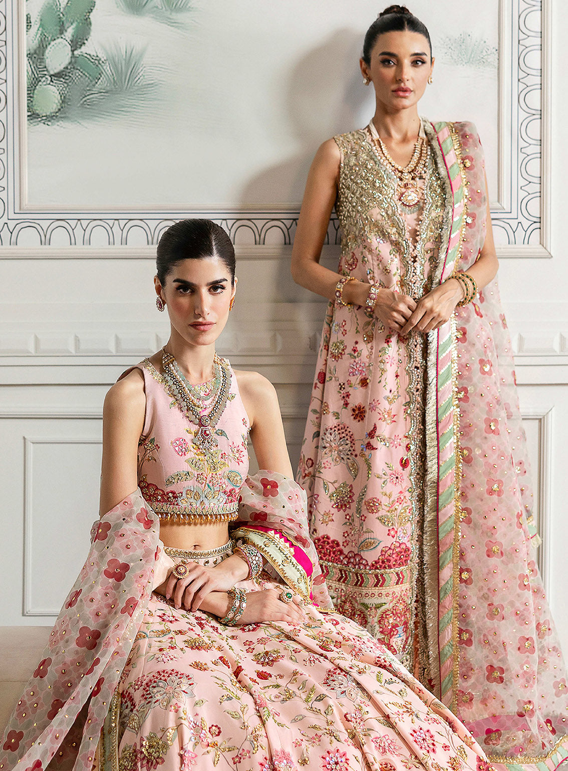 Crimson X Saira Shakira Embroidered Tulle 3 Piece Unstitched Suit CSS24W D-06 CRYSTAL CHINOISERIE Crimson X Saira Shakira Embroidered Tulle 3 Piece Unstitched Suit CSS24W D-06 CRYSTAL CHINOISERIE