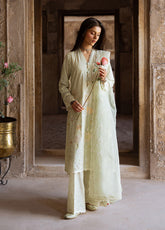 Cross Stitch Embroidered Lawn 3 Piece Unstitched Suit CS25EL D-AQUA SERENITY