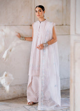 Cross Stitch Embroidered Lawn 3 Piece Unstitched Suit CS25EL D-HUSHED MAUVE